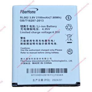 ZONG FIBERHOME ORIGINAL BL002 2100Mah BATTERY